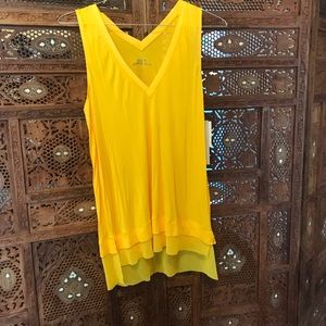 Tunic Length V Neck Tank